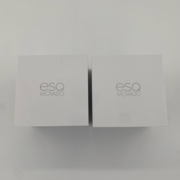 ESQ Movado Champagne Dial Two Tone Men's Watch - Picture 2 of 8